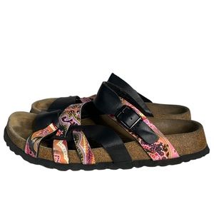 Betula Women’s Multicolor Open Toe Narrow Width Slip On Sandals Shoes Size 7